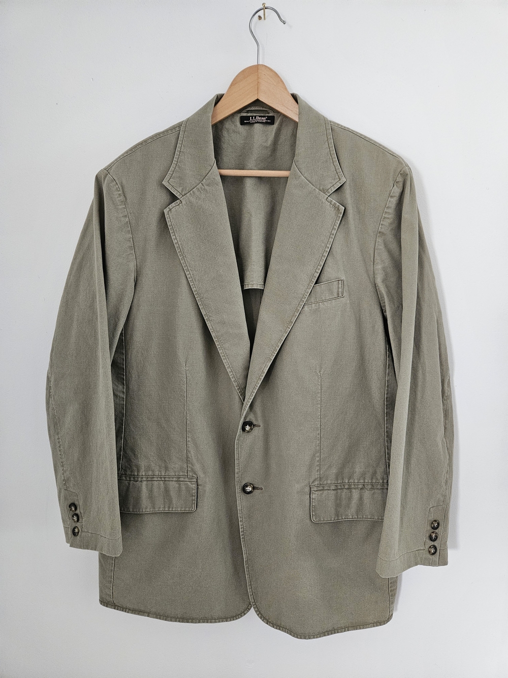 Vintage LL Bean Blazer Jacket Mens Large Size 42 Business Casual